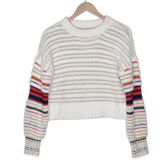 Gilded Intent Oversized Cropped Chenille Sweater - Size XS/Small - Picture 3 of 8